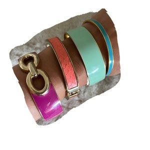 J.Crew Banana Republic Bracelets or bangles. 4 for 1 deal! Multicolored.